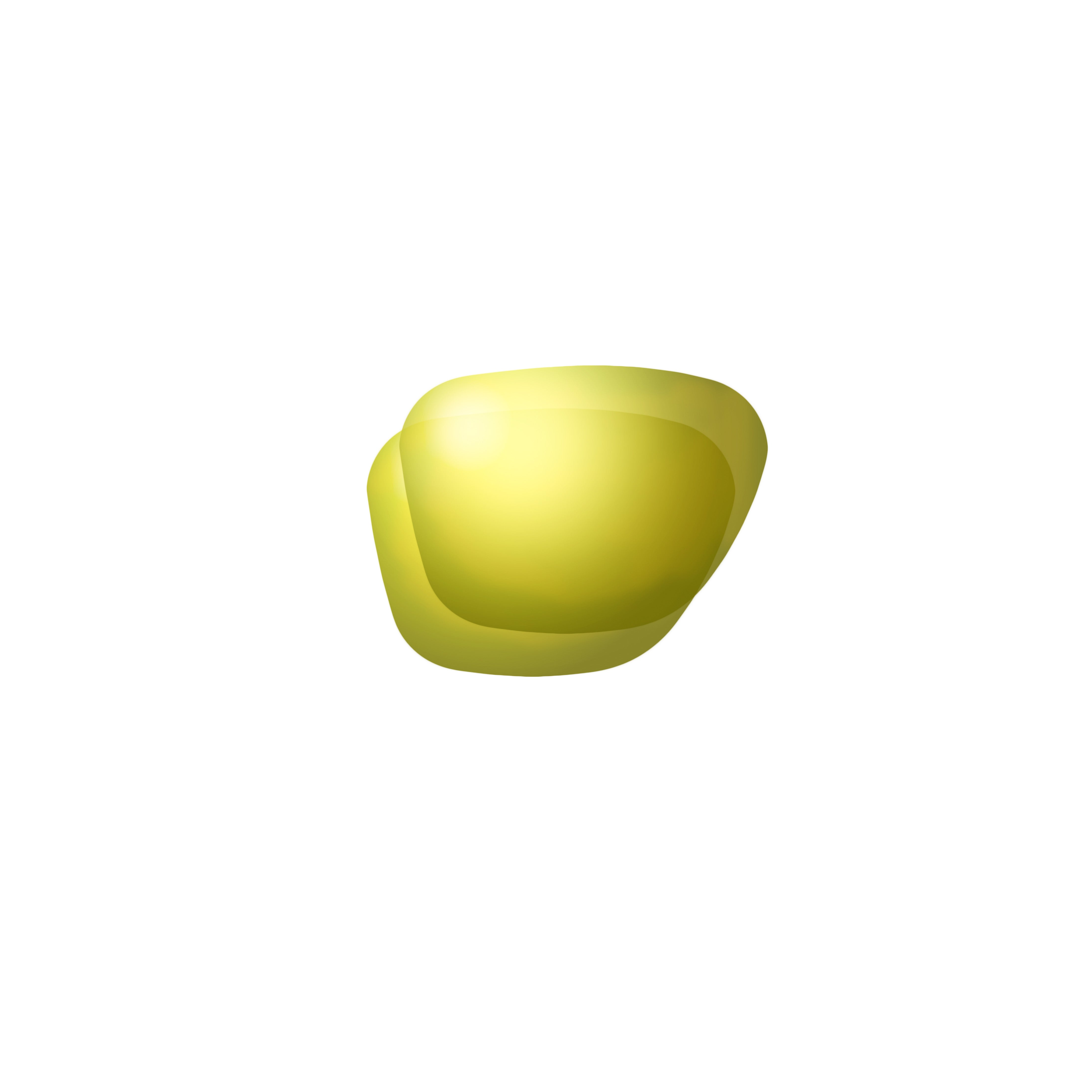 Gradient yellow-green abstract replacement lenses for eyewear.