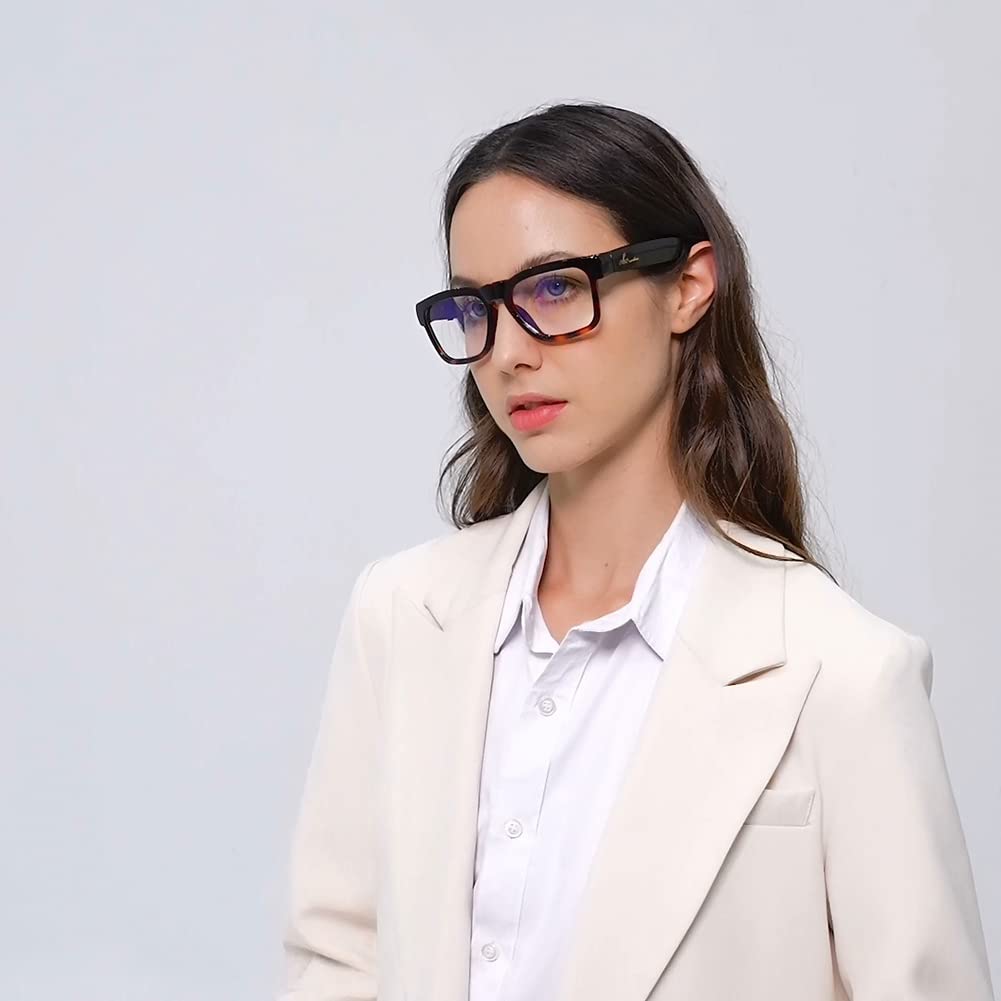 Gafas de audio inteligentes OhO Sunshine Elite con Bluetooth y lentes con filtro de luz azul para hombres y mujeres
