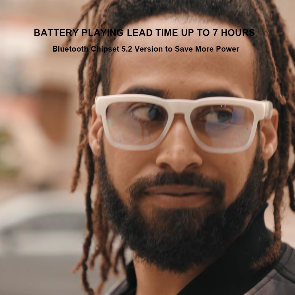Gafas inteligentes OhO Sunshine Sunblazer con altavoz Bluetooth y reproductor de MP3 para uso en interiores y exteriores