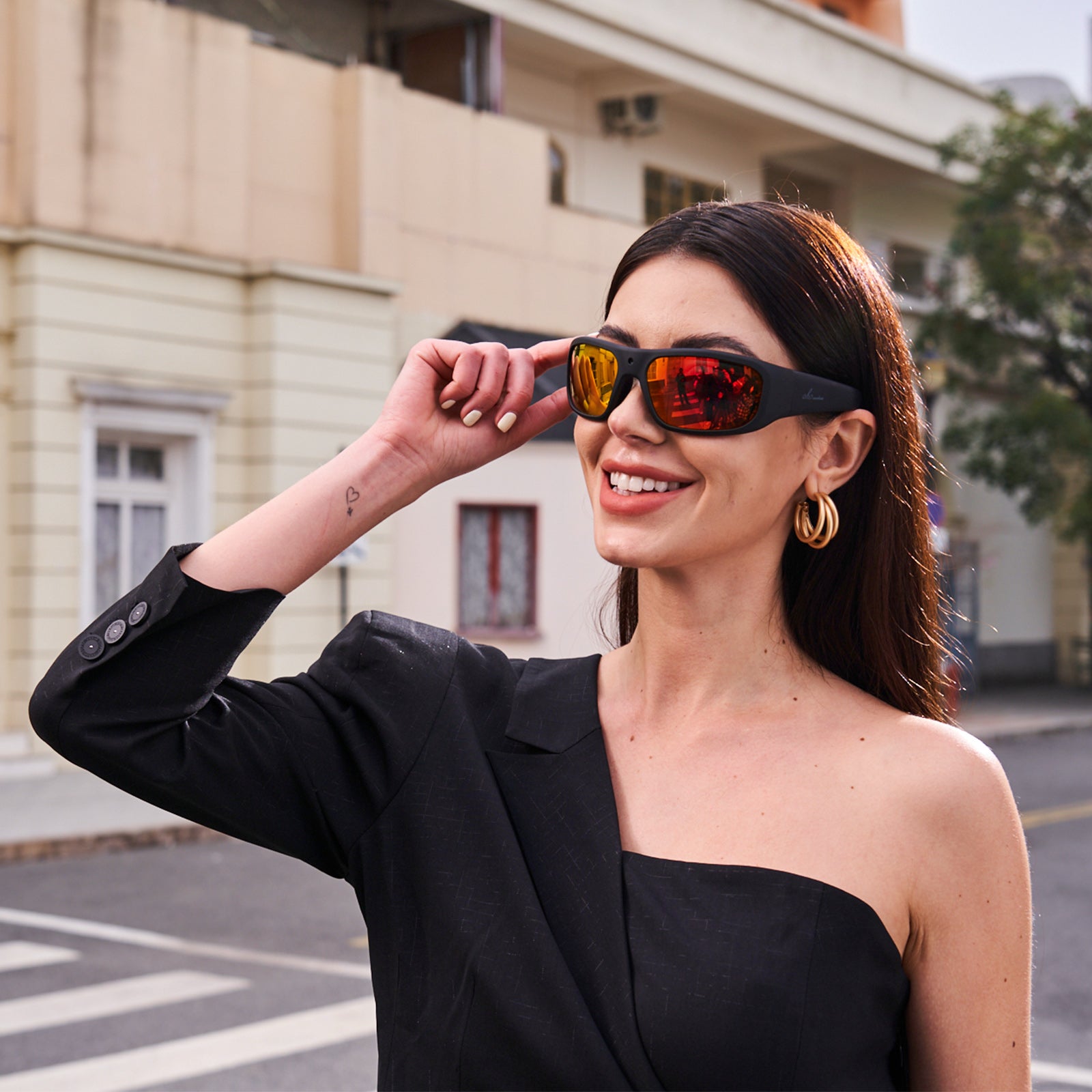 OhO Sunshine Vidsoul Camera Sunglasses Full HD 1080p Video Recording and Photo Taking 32GB