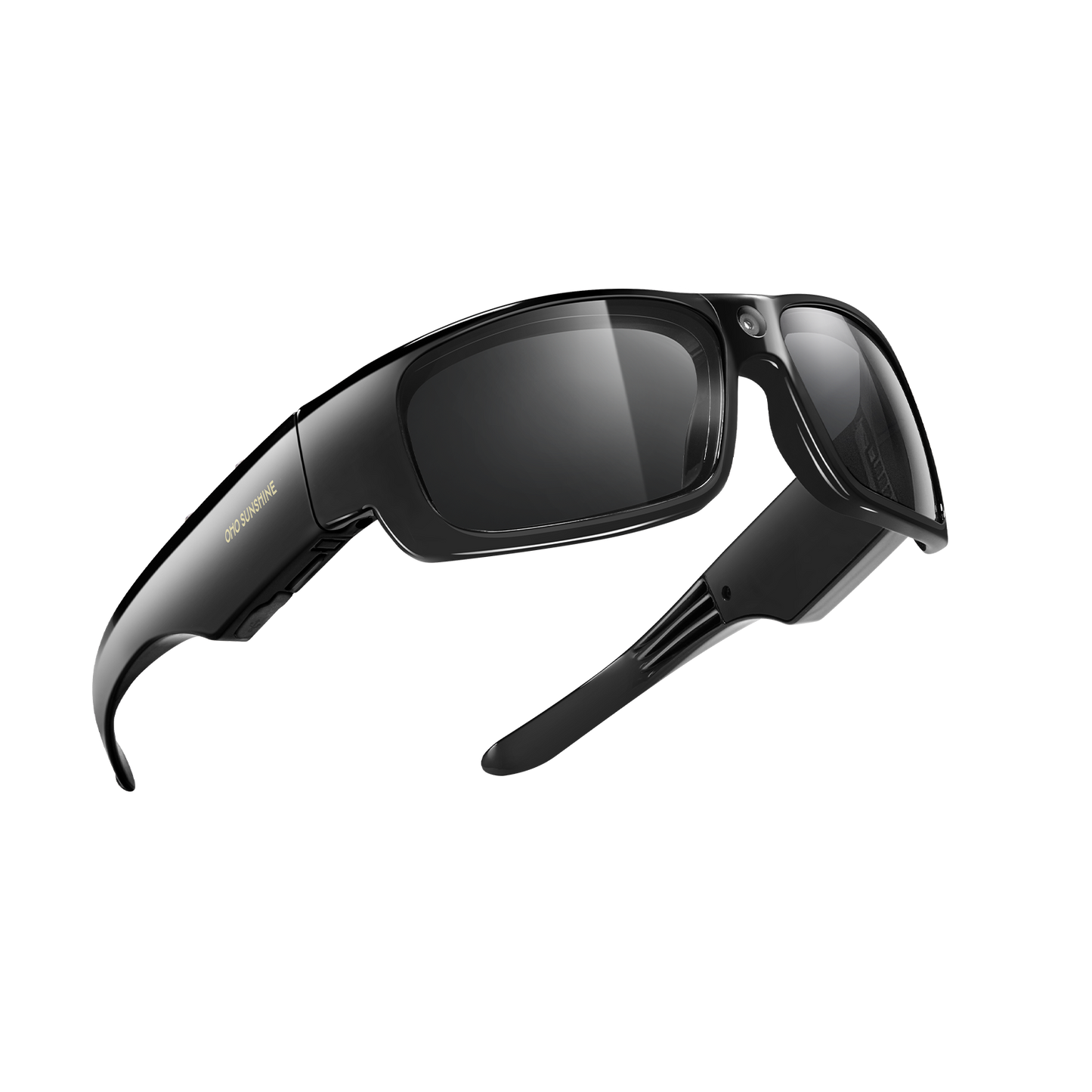 Occhiali da sole OhO Sunshine Focus con telecamera Full HD, registrazione video 1080P da 32 GB, lenti polarizzate con protezione UV400