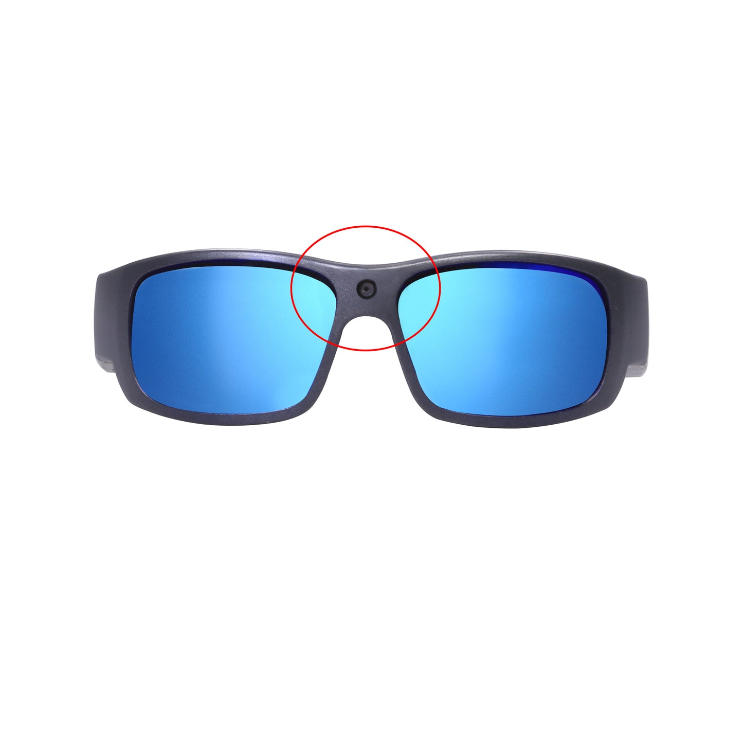 Occhiali da sole OhO Sunshine Focus con telecamera Full HD, registrazione video 1080P da 32 GB, lenti con protezione UV400
