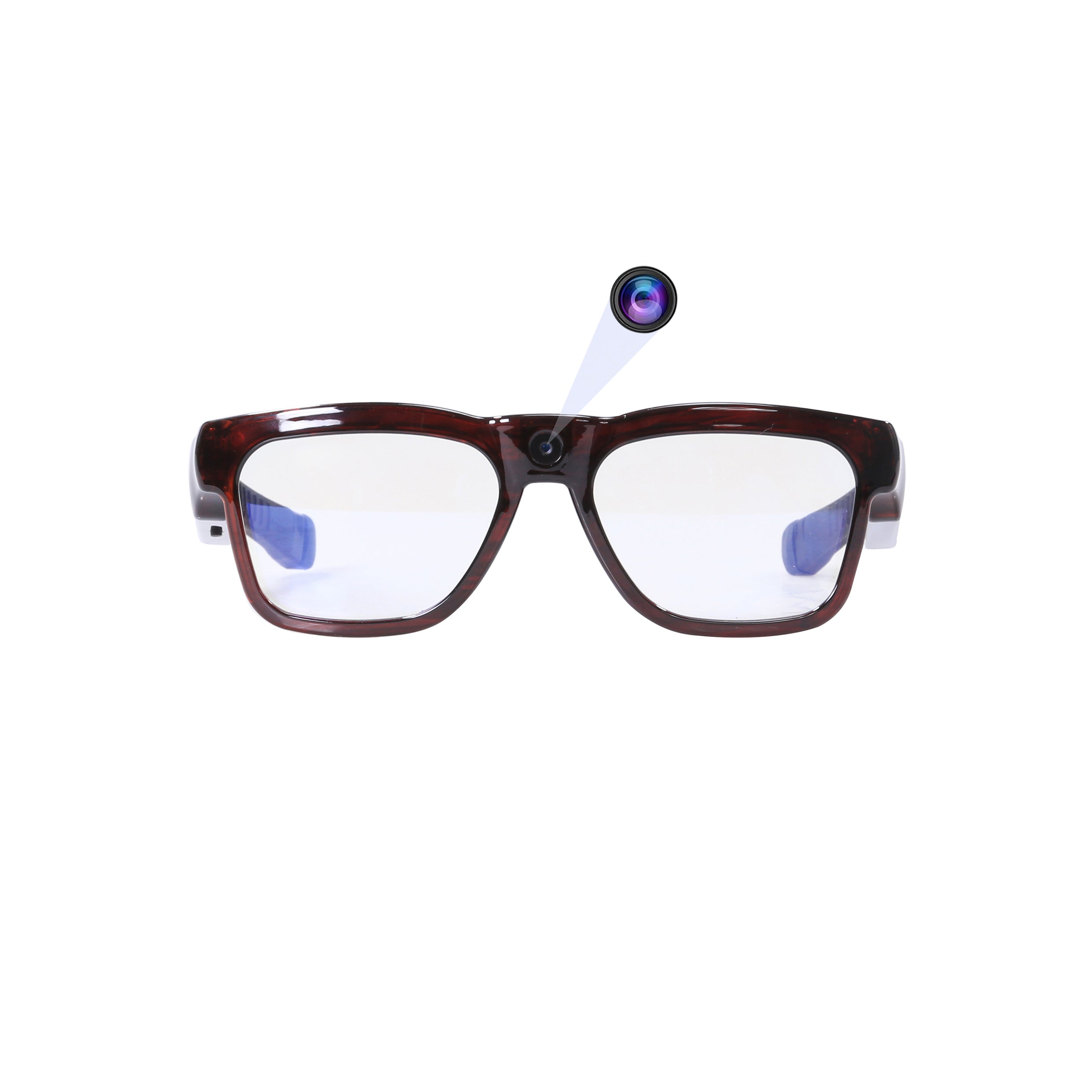 Gafas inteligentes OhO Sunshine Edge con cámara y Bluetooth: bloqueo de luz azul HD 1080P y lentes fotocromáticas