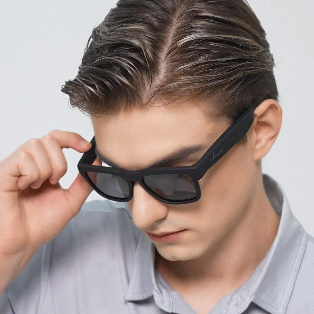 OhO Sunshine Ease Smart Glasses with Bluetooth Speaker UV Protection for Outdoor Sports