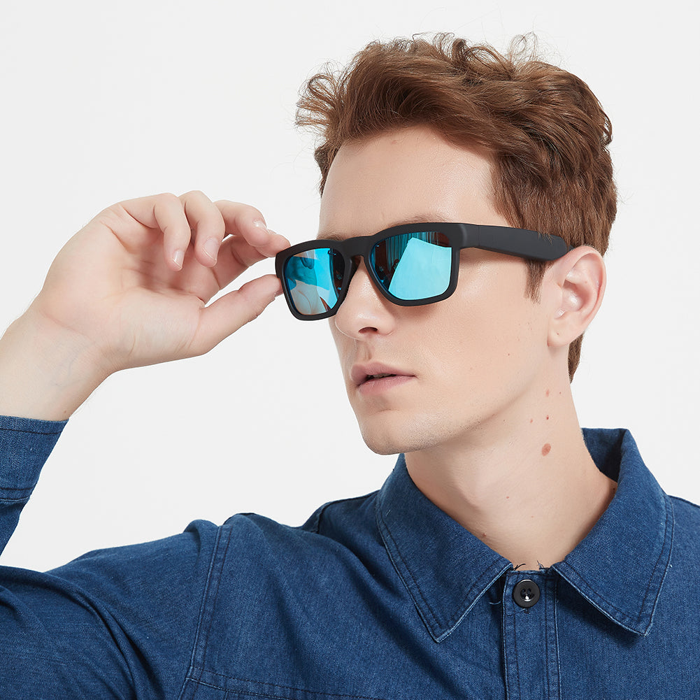 OhO Sunshine Elite Smart Bluetooth Audio Glasses Connecting to Mobile Phone with UV400 Polarized Lens