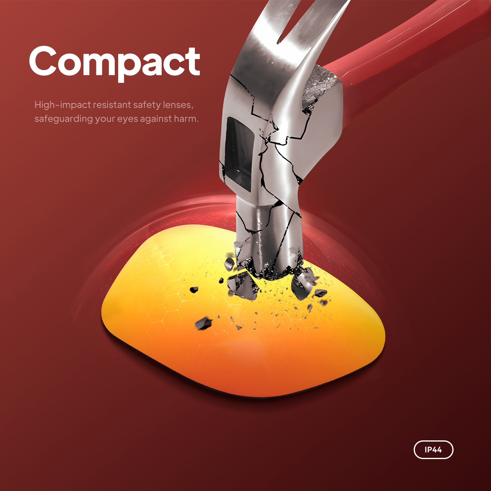 OhO Sunshie Brave 4K Camera Sunglasses with 512GB Memory and UV400 Mirrored Red Lens