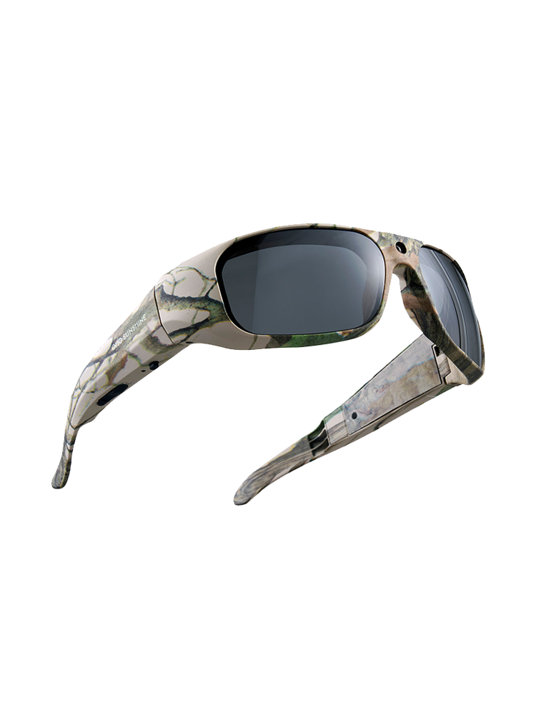 OhO Sunshine Camouflage Sunglasses with 4K Camera for Hunting and Outdoor Adventures