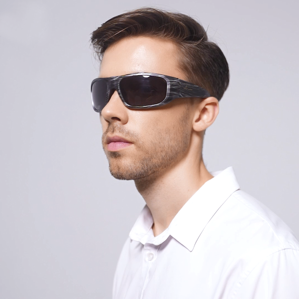 Occhiali intelligenti OhO Sunshine Pulse con altoparlante Bluetooth e audio aperto e lenti polarizzate UV400