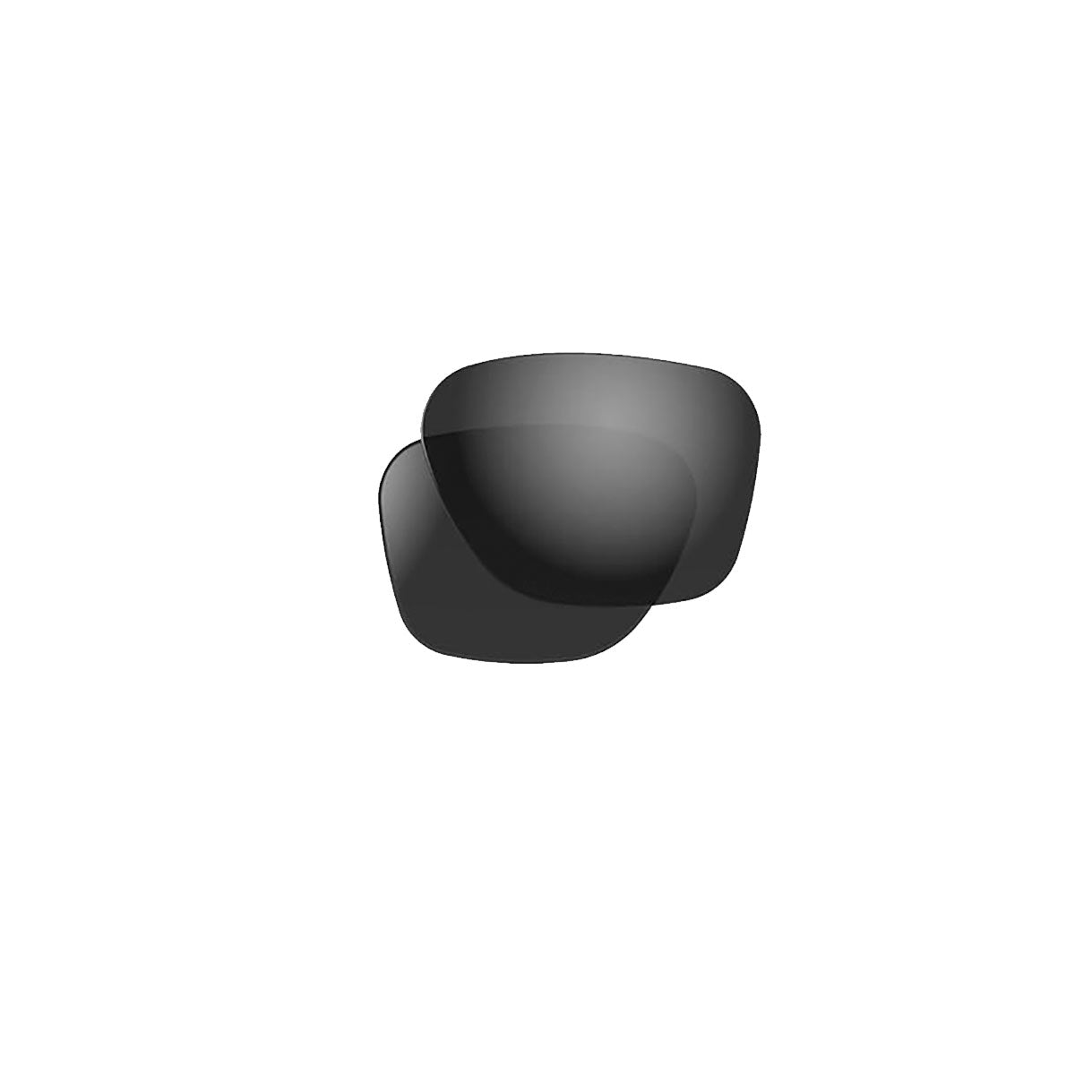 Pair of black replacement lenses for eyewear