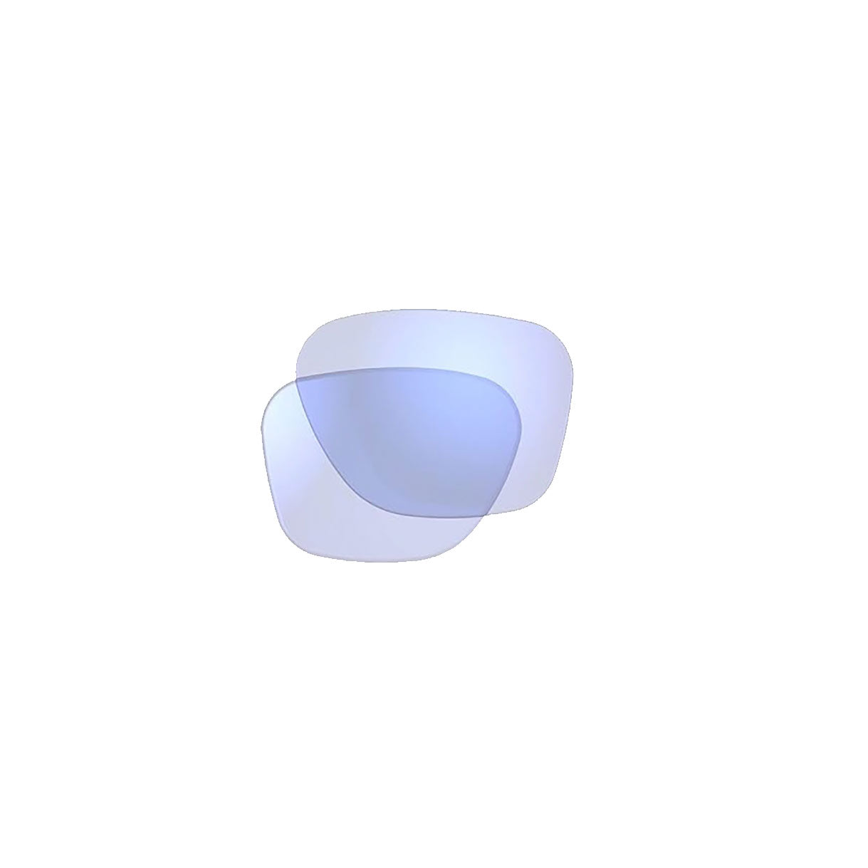 Blue light blocking replacement lenses with light blue tint for eyewear.