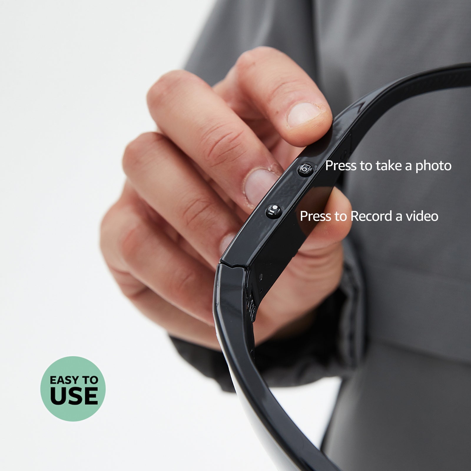 OhO Sunshine Focus Full HD Camera Sunglasses,32GB 1080P Video Recording ,UV400 Protection Polarized Lens