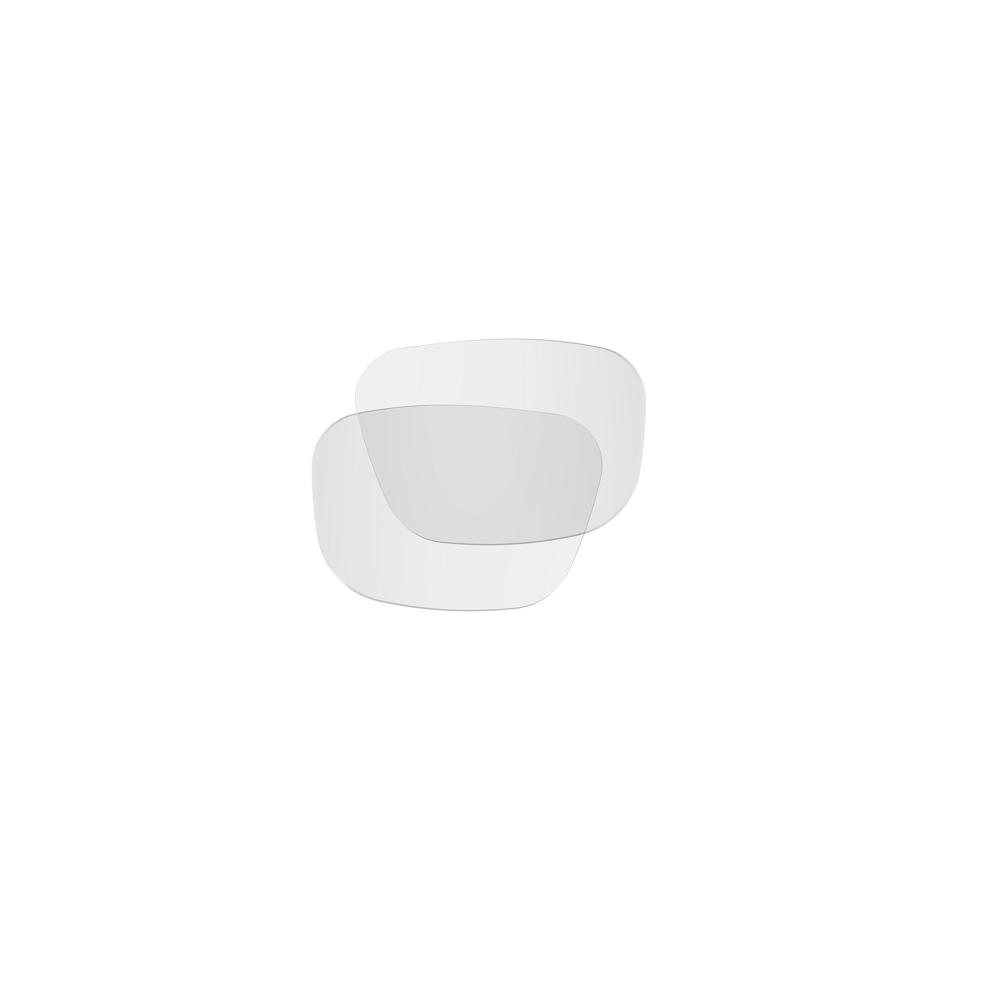 Two clear sunglass replacement lenses