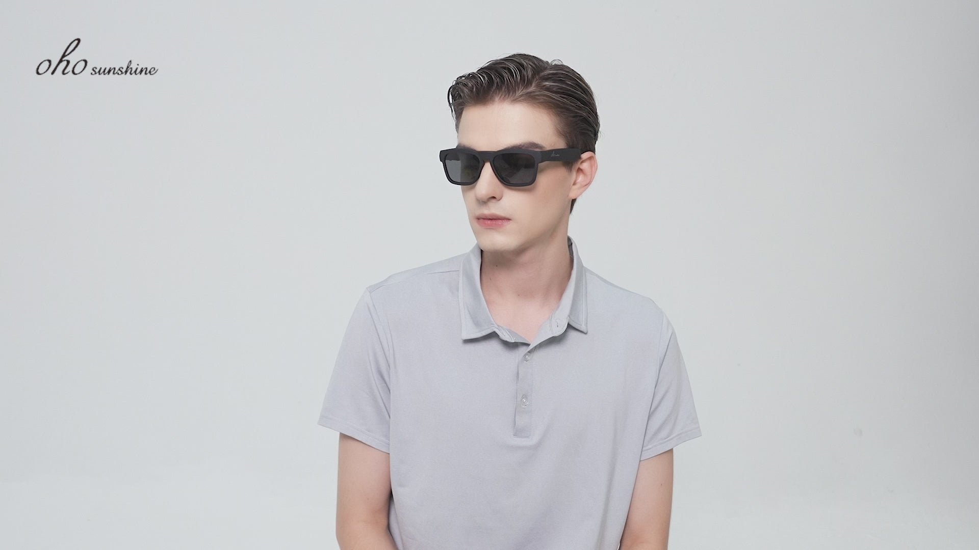 OhO Sunshine Elite Smart Bluetooth Audio Glasses with UV400 Photochromic Lens Suitable for Dark and Light