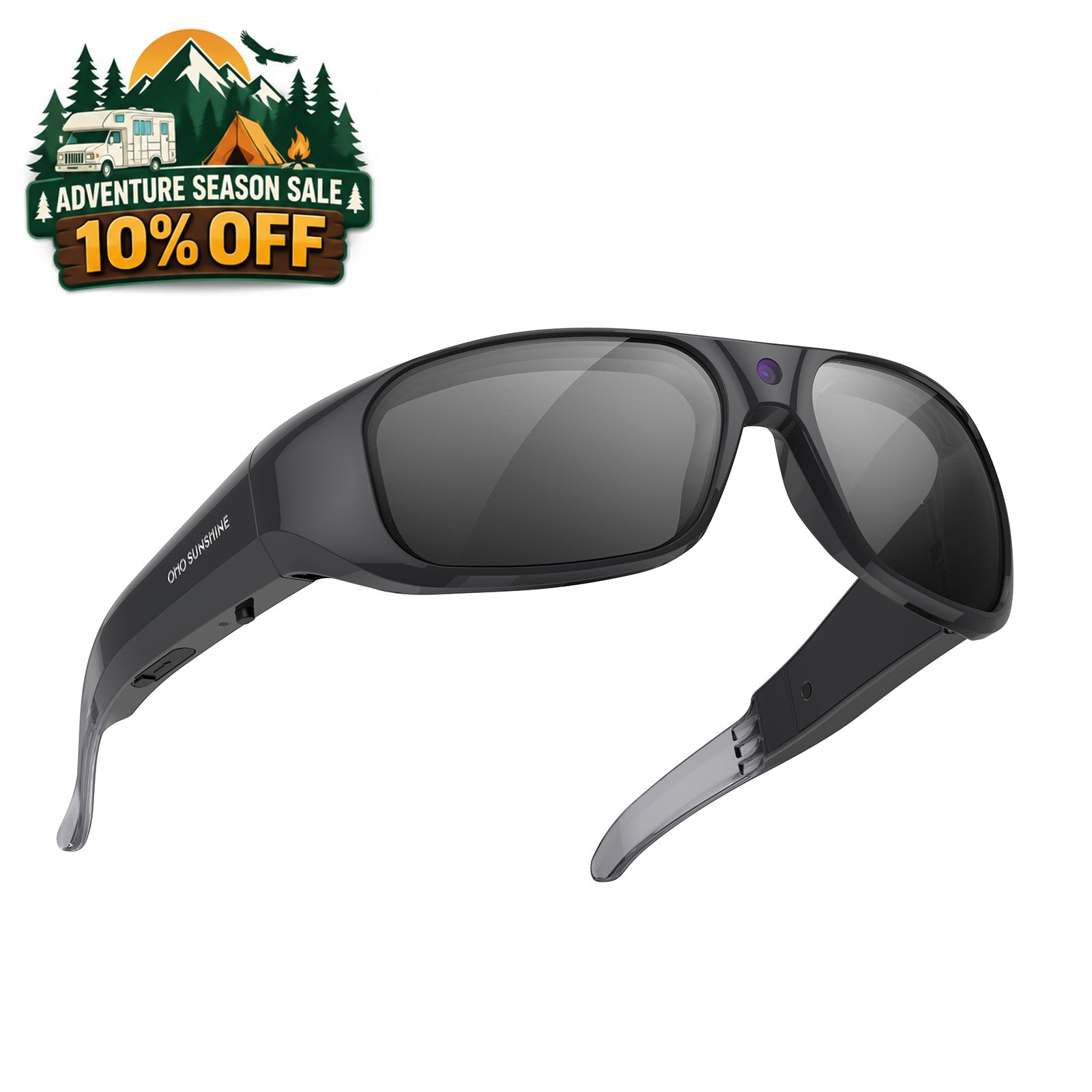 Primex EIS Camera Glasses for Smooth Hands-Free Recording