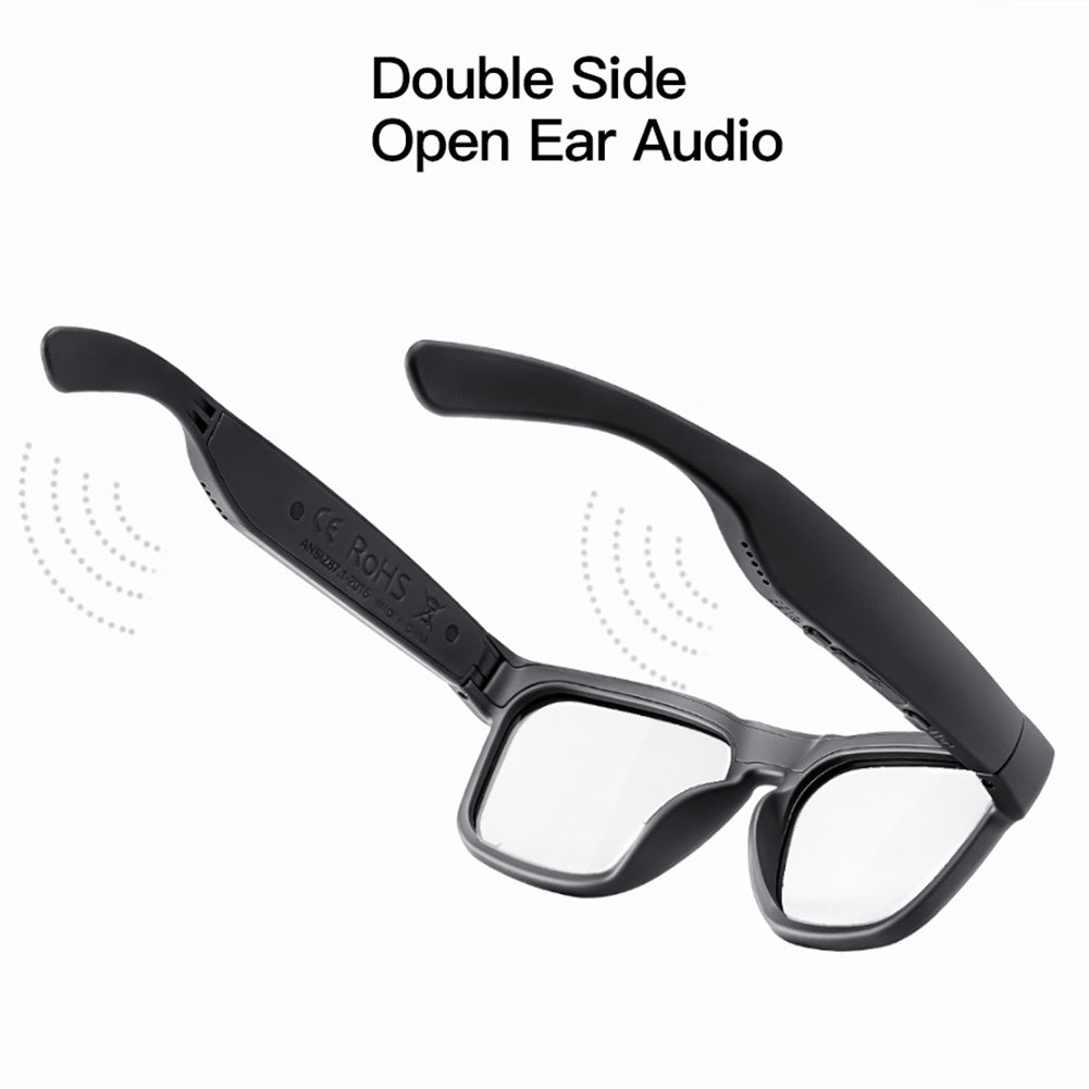 OhO Sunshine Elite Smart Bluetooth Audio Glasses with Blue Light Blocking Lens for Men & Women