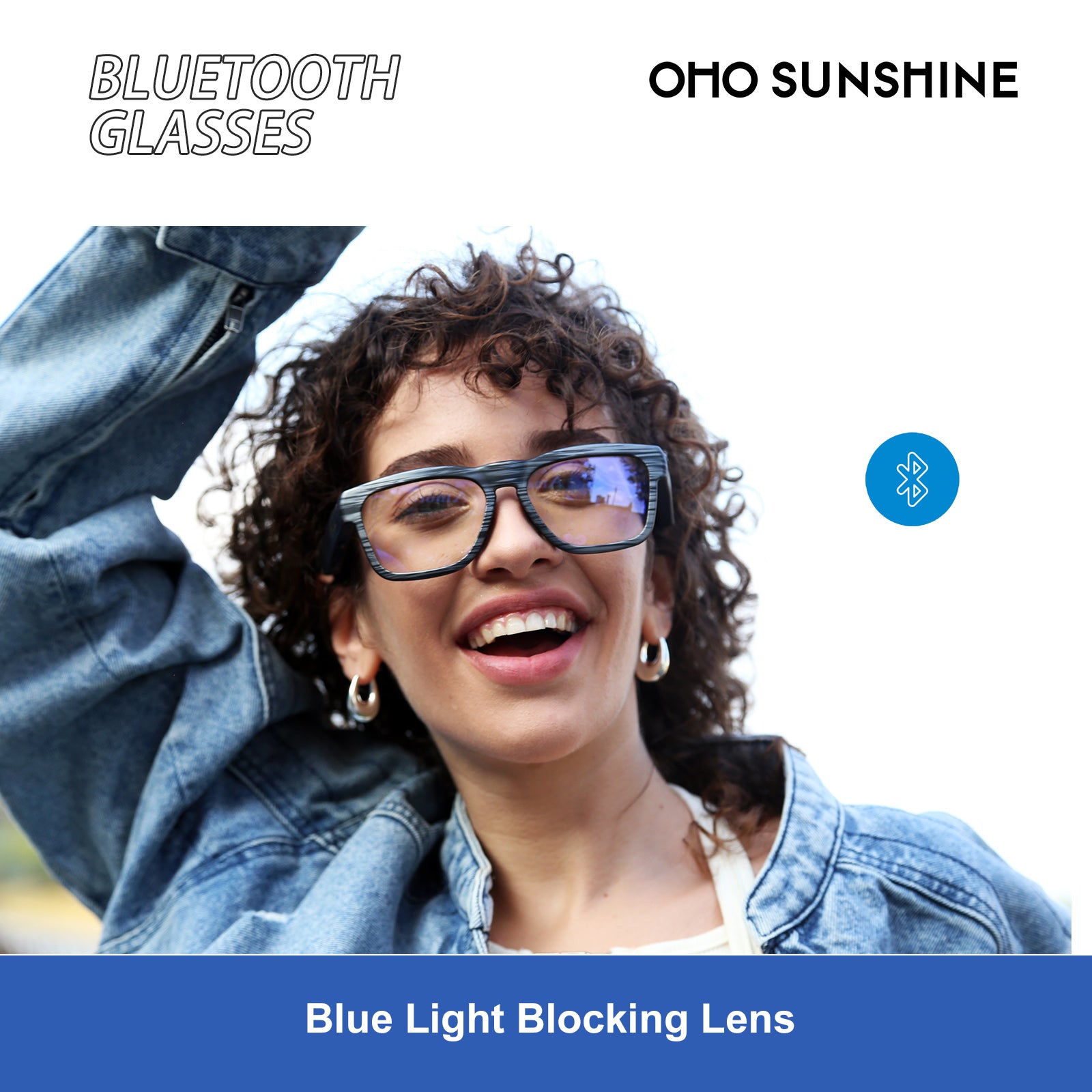 OhO Sunshine Elingo Smart Translation Glasses Integrated with AI Chat Mode Supporting 164 Languages
