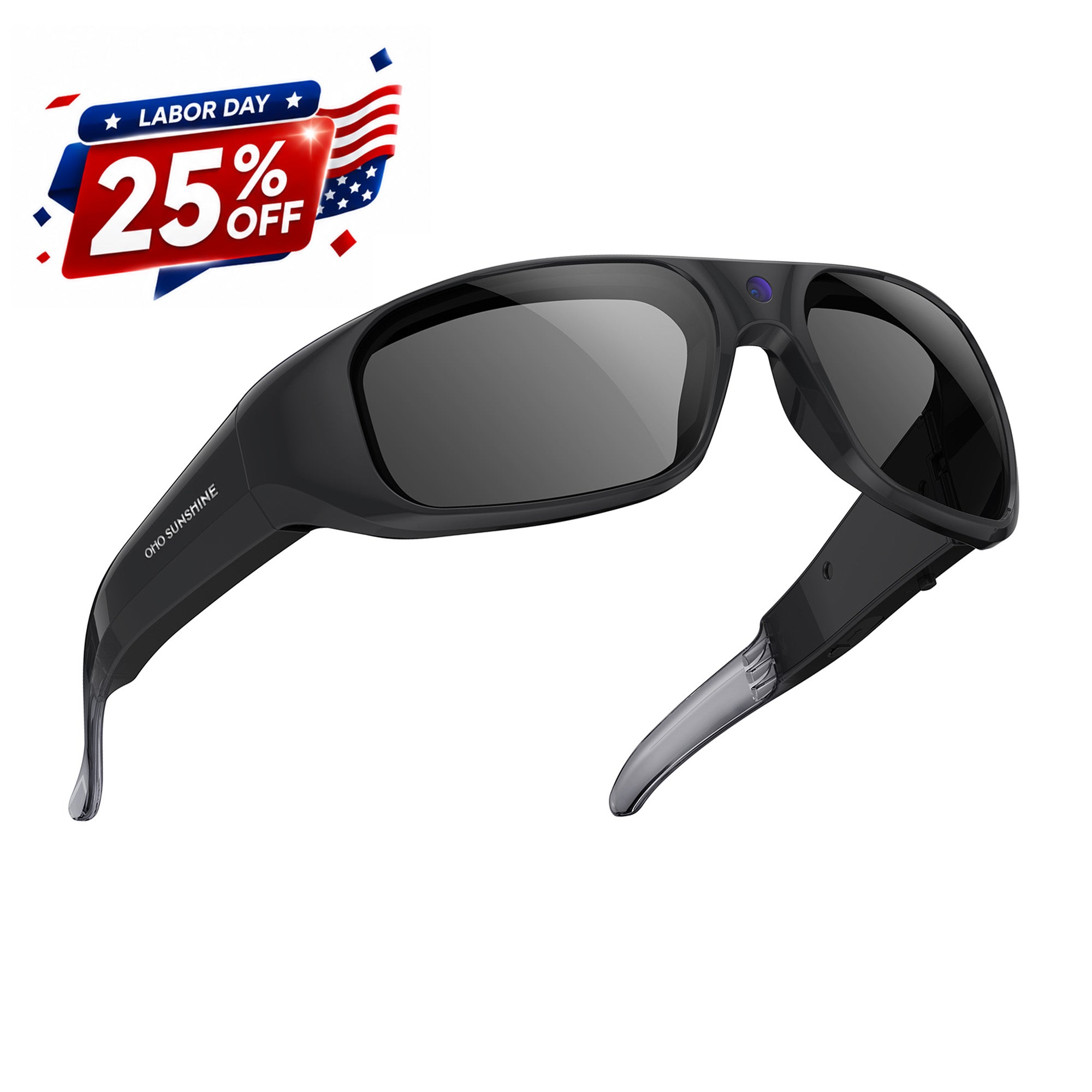 OHO SUNSHINE Primex EIS Camera Glasses-Ultra HD with Image Stabilizer & Photochromic Lenses