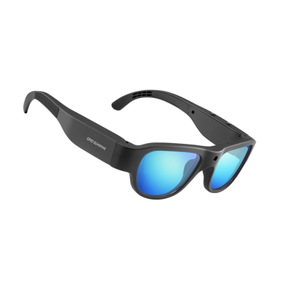 Occhiali da sole OhO Sunshine Touch Camera da 32 GB con registrazione video Full HD 1080P e lenti polarizzate blu