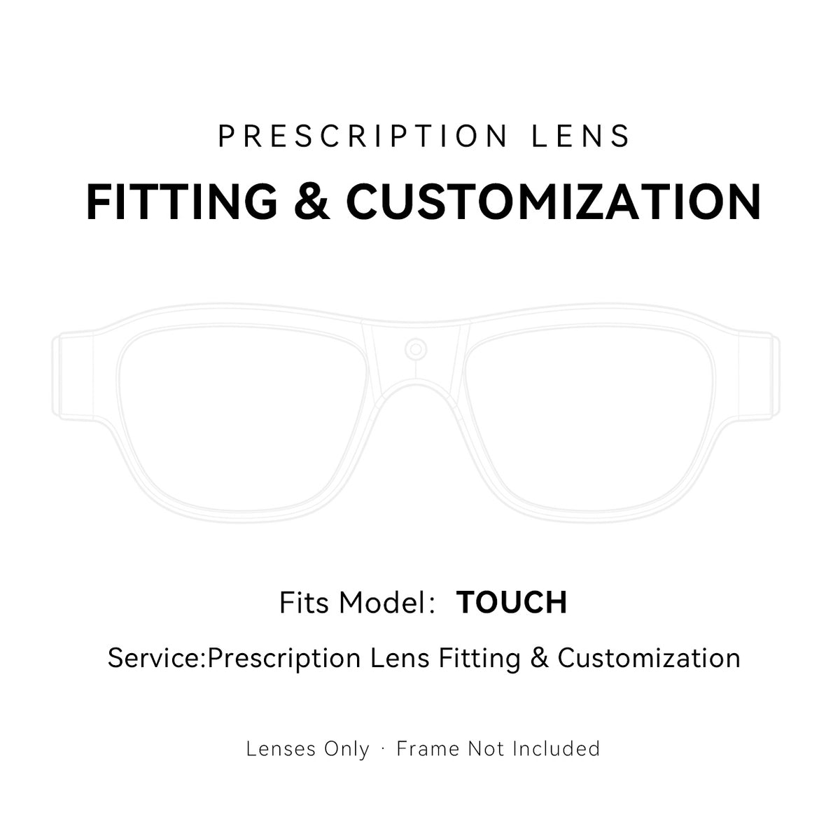 Verres correcteurs de rechange pour lunettes OHO SUNSHINE