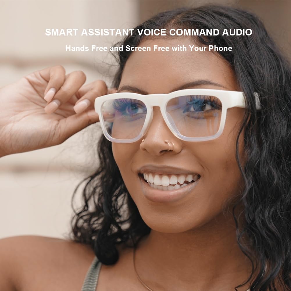 Occhiali intelligenti OhO Sunshine Sunblazer con altoparlante audio Bluetooth e lettore musicale MP3 per uso esterno e interno