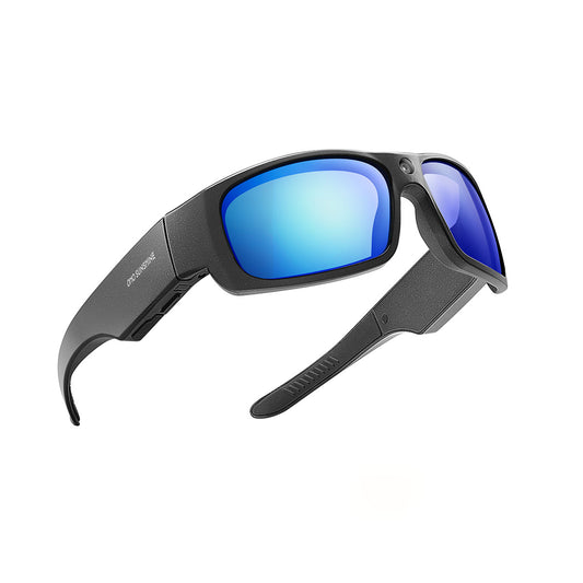 Occhiali da sole OhO Sunshine Focus con telecamera Full HD, registrazione video 1080P da 32 GB, lenti con protezione UV400