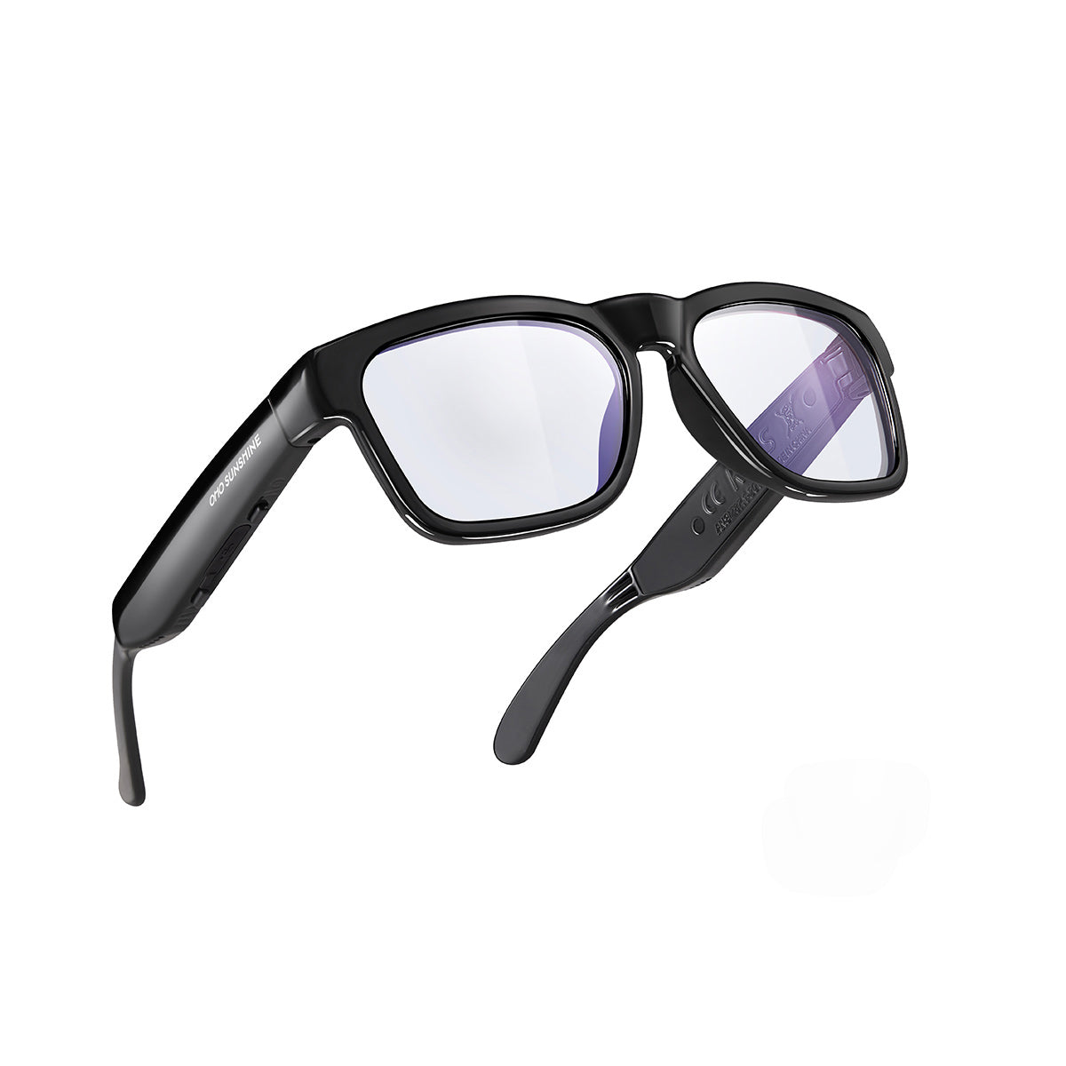OhO Sunshine Elite Smart Bluetooth Audio Glasses with Blue Light Blocking Lens for Men & Women