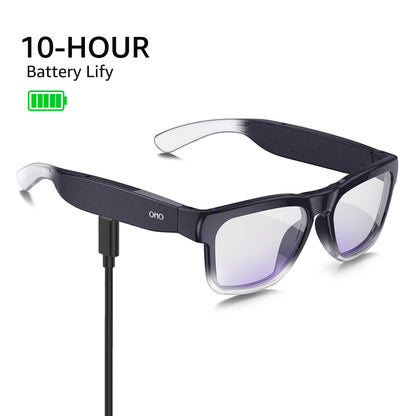 OhO Sunshine GlobeEar Smart Bluetooth-Brille – Blaulichtblockierende und photochrome Linse