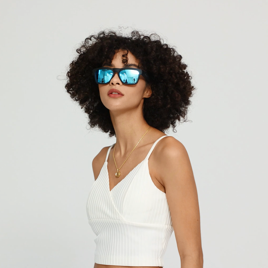 Occhiali intelligenti OhO Sunshine Ease con altoparlante Bluetooth, protezione UV per interni ed esterni