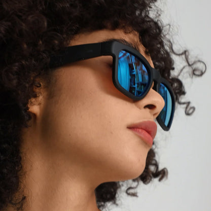 Occhiali audio OhO Sunshine Elite Smart Bluetooth con connessione al telefono cellulare e lenti polarizzate UV400