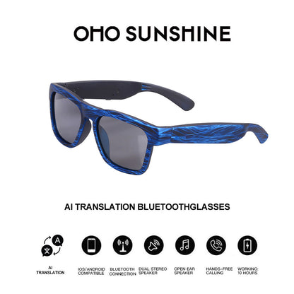 OhO Sunshine Elingo Wireless AI Language Smart Glasses Translator Headset 164 Language Translation