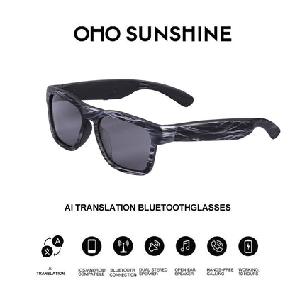 OhO Sunshine Elingo Smart Translation Glasses Integrated with AI Chat Mode Supporting 164 Languages