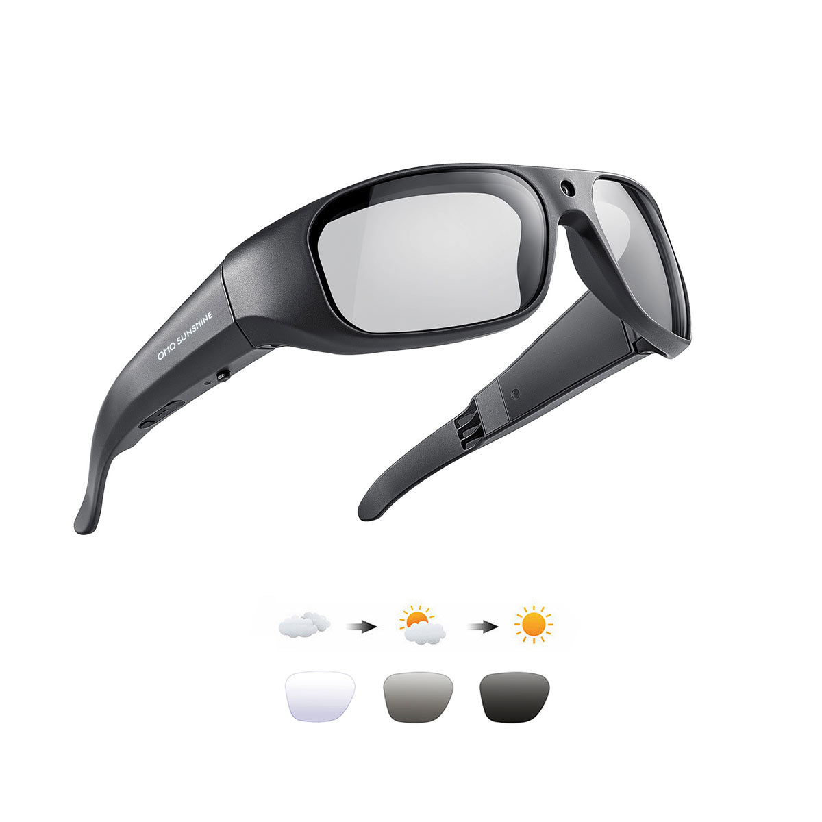 Brave 4K Camera Smart Glasses: 24MP & Polarized