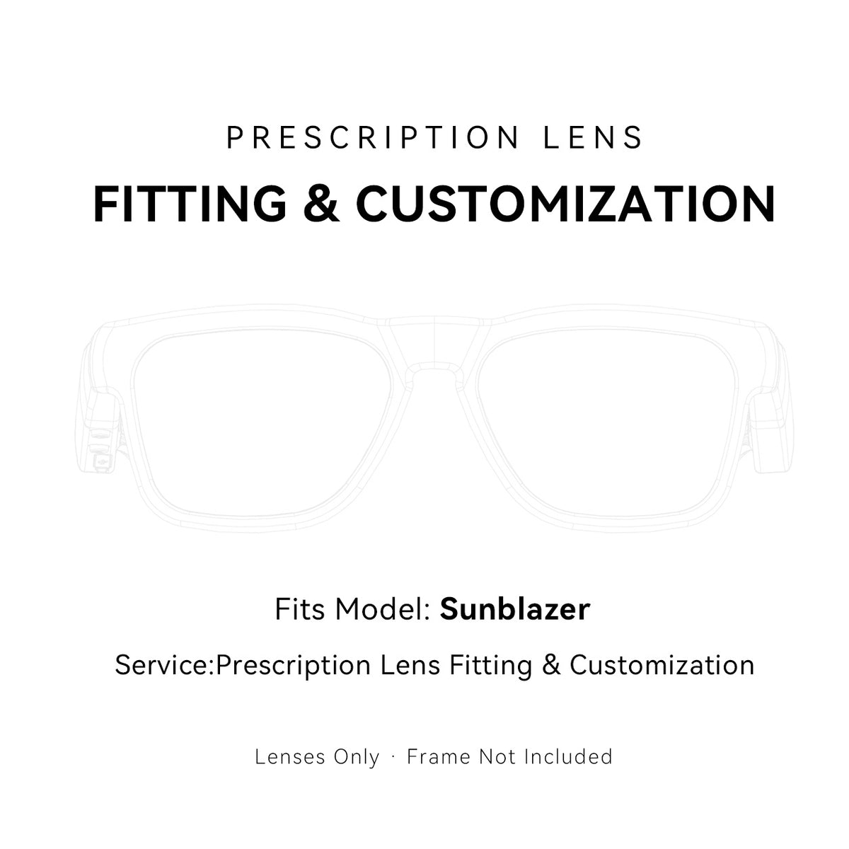 Verres correcteurs de rechange pour lunettes OHO SUNSHINE