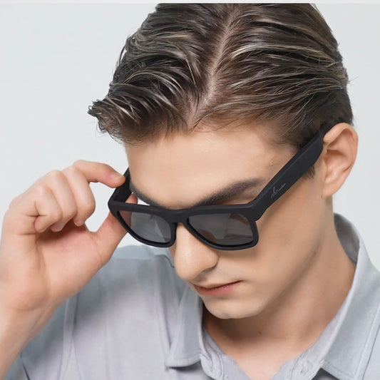 OhO Sunshine Elite Smart Bluetooth Audio Glasses with UV400 Photochromic Lens Suitable for Dark and Light