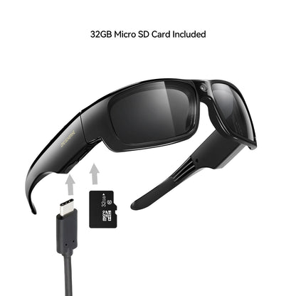 Gafas para cámara OhO Sunshine Focus - HD 1080p y 16MP polarizadas