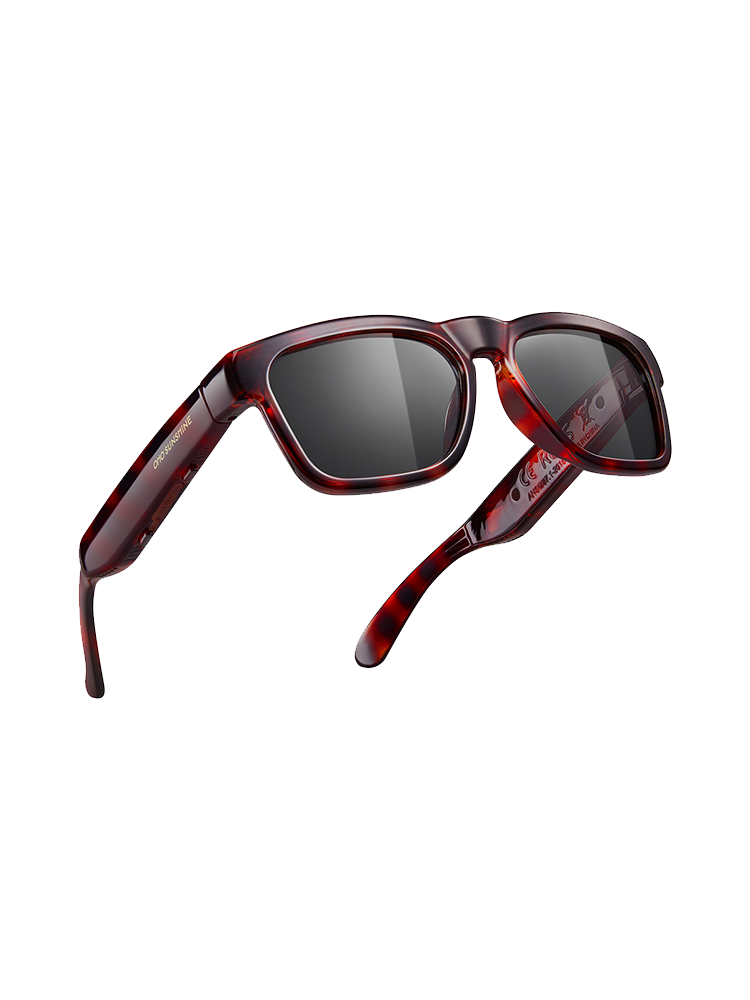 OhO Sunshine Elite Smart Glasses, altoparlante audio Bluetooth con lenti polarizzate UV400