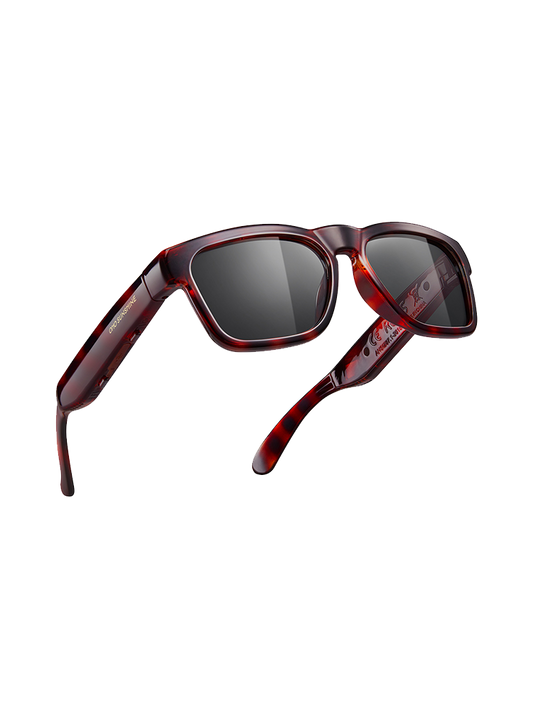 OhO Sunshine Elite Smart Glasses, altoparlante audio Bluetooth con lenti polarizzate UV400