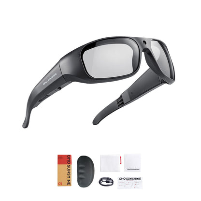 Occhiali da sole OhO Sunshie Brave 4K con videocamera e registrazione video Ultra HD con lenti fotocromatiche