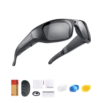Gafas de sol con cámara OhO Sunshine Brave 4K Calidad de video Ultra HD Memoria incorporada
