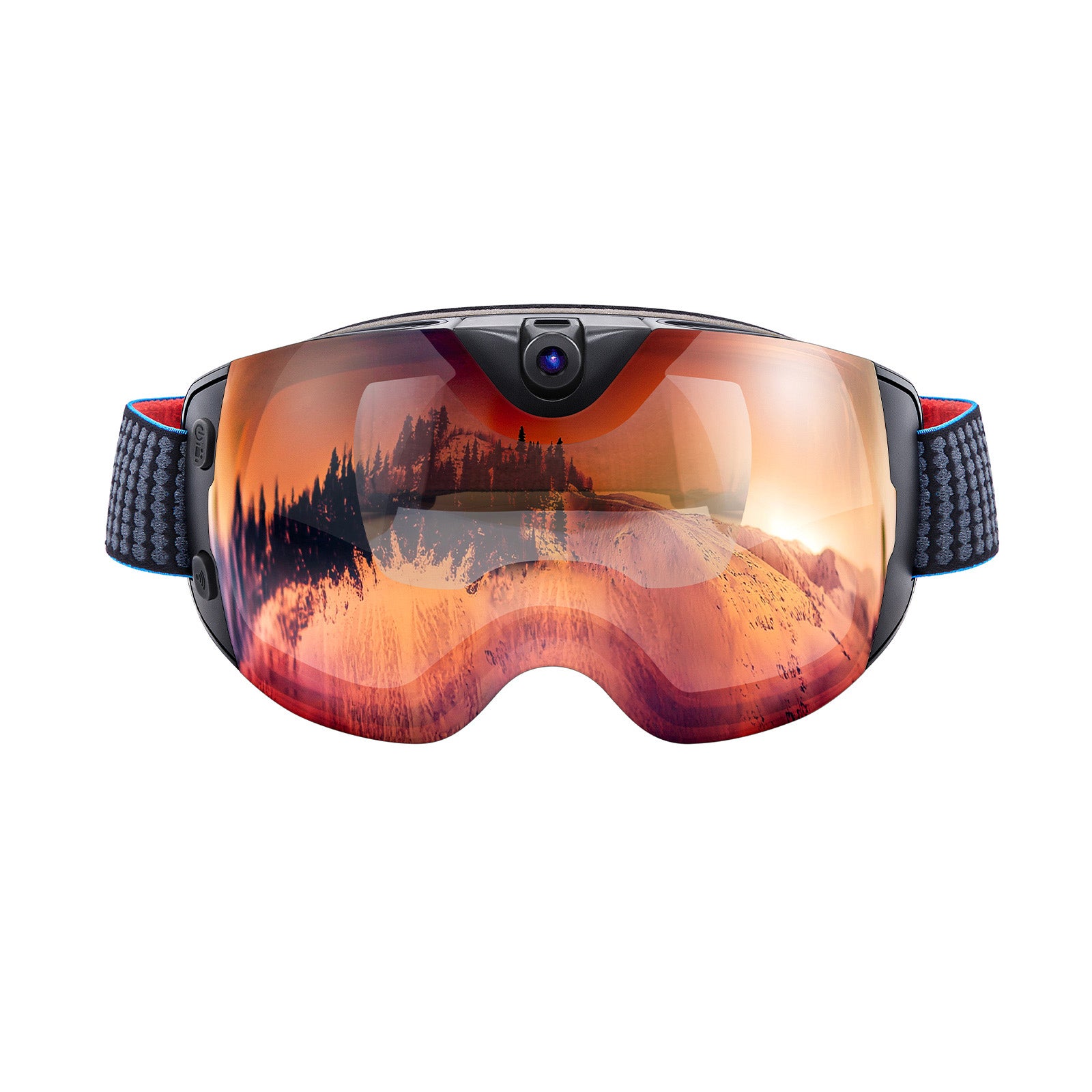 OhO Sunshine Lunettes de ski intelligentes avec caméra 4K avec WiFi, photo 24M, antibuée - Skyshot
