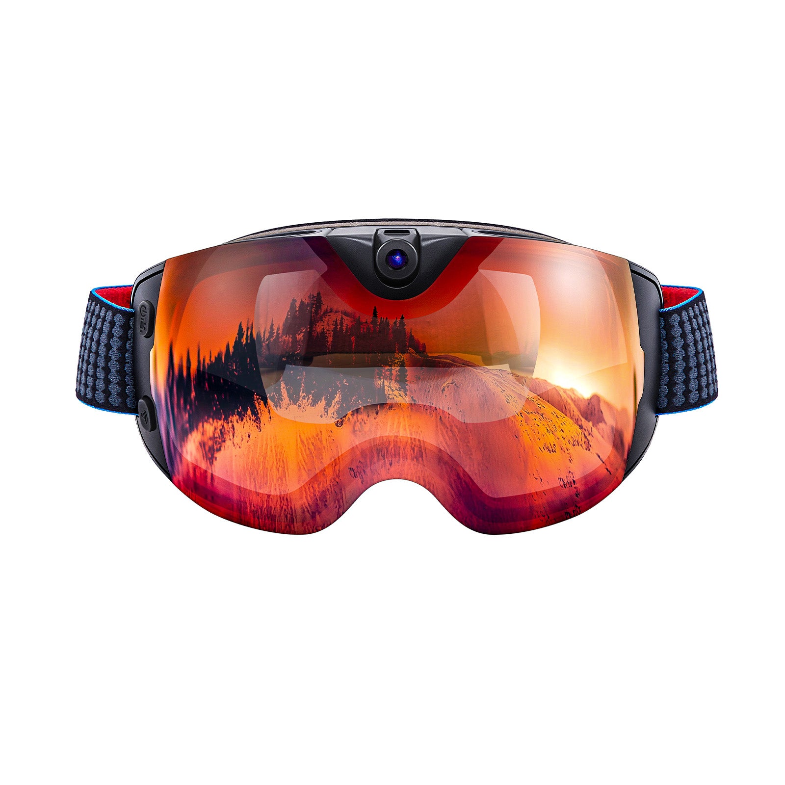 OhO Sunshine Lunettes de ski intelligentes avec caméra 4K avec WiFi, photo 24M, antibuée - Skyshot