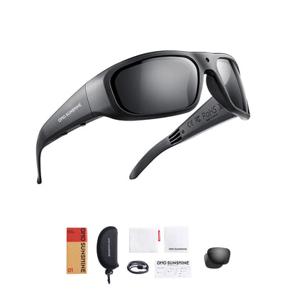 OhO Sunshine Vidsoul 128GB Camera Sunglasses Full HD 1080p Video Recording and Photo Taking
