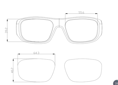 Repacement Lenses for OhO Sunshine Pulse Bluetooth Glasses