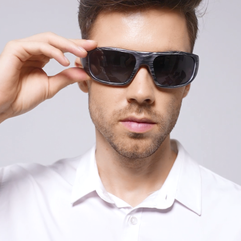 OhO Sunshine Pulse Smart Glasses Bluetooth Audio Open Ear Speaker with Polarized UV400 Lens