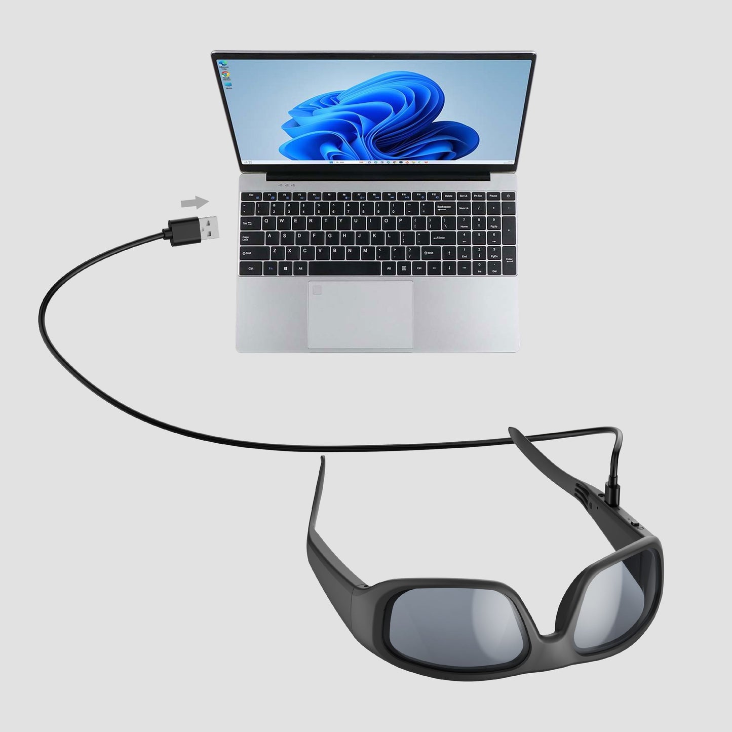 OhO Sunshine Elite Smart Bluetooth Audio Glasses Connecting to Mobile Phone with UV400 Polarized  Lens