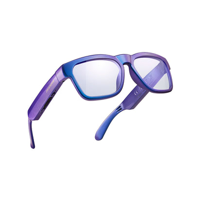 Occhiali audio OhO Sunshine Elite Smart Bluetooth con blocco della luce blu e lenti fotocromatiche per interni ed esterni