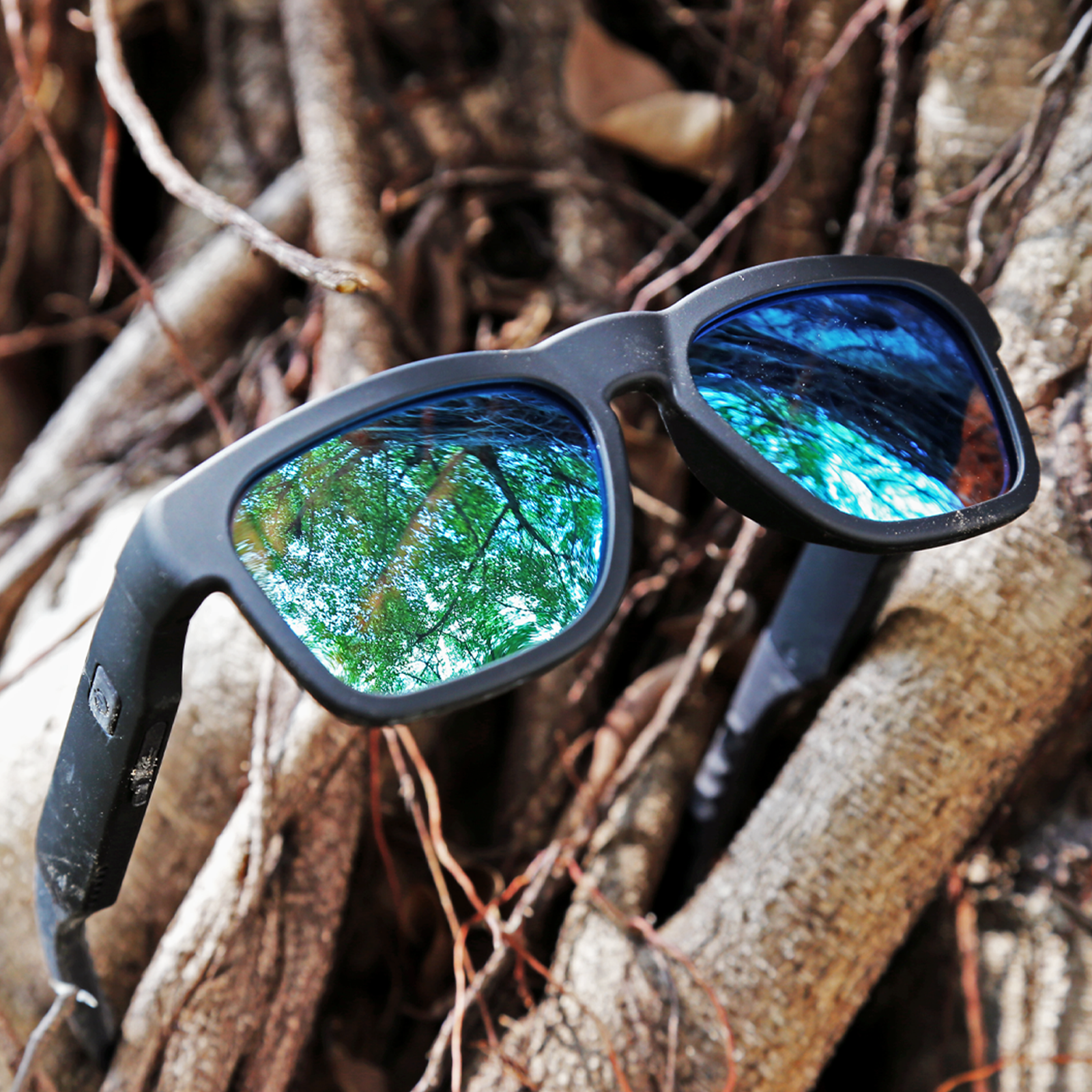 OhO Sunshine Ease Smart Glasses with Bluetooth Speaker,Indoor/Outdoor UV Protection