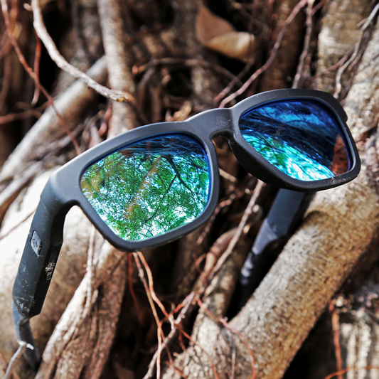 Occhiali intelligenti OhO Sunshine Ease con altoparlante Bluetooth, protezione UV per interni ed esterni