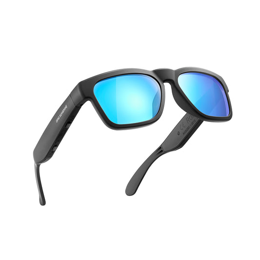 Occhiali audio OhO Sunshine Elite Smart Bluetooth con connessione al telefono cellulare e lenti polarizzate UV400