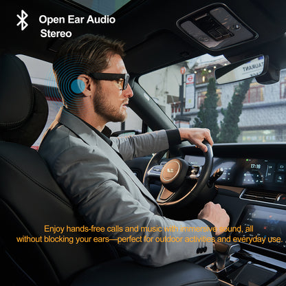 Occhiali intelligenti OhO Sunshine Sunblazer con altoparlante audio Bluetooth e lettore musicale MP3 con memoria da 32 GB